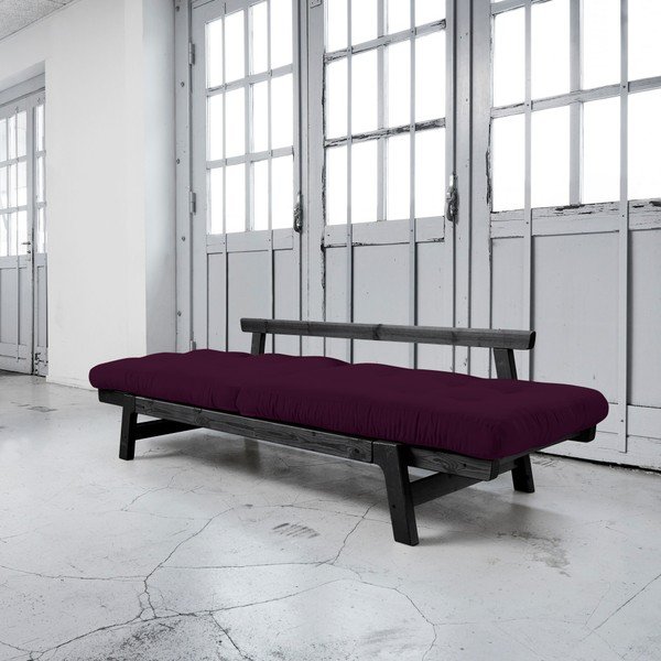 Step Black/Purple Plum átalakítható kanapé - Karup-image-2