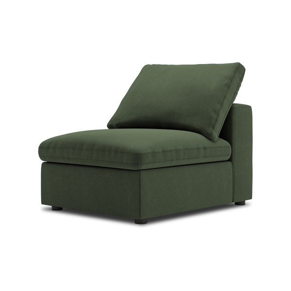 Galaxy sötétzöld középső rész moduláris kordbársony kanapéhoz - Windsor & Co Sofas-image-2