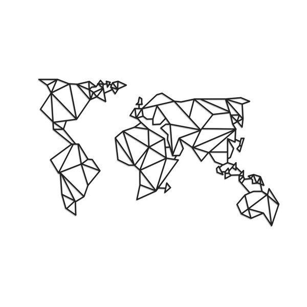 Worldmap fali dekoráció - Really Nice Things-image-1