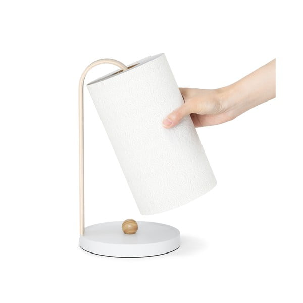 Fehér fa papírtörlő tartó ø 17 cm Bellwood – Umbra-image-4