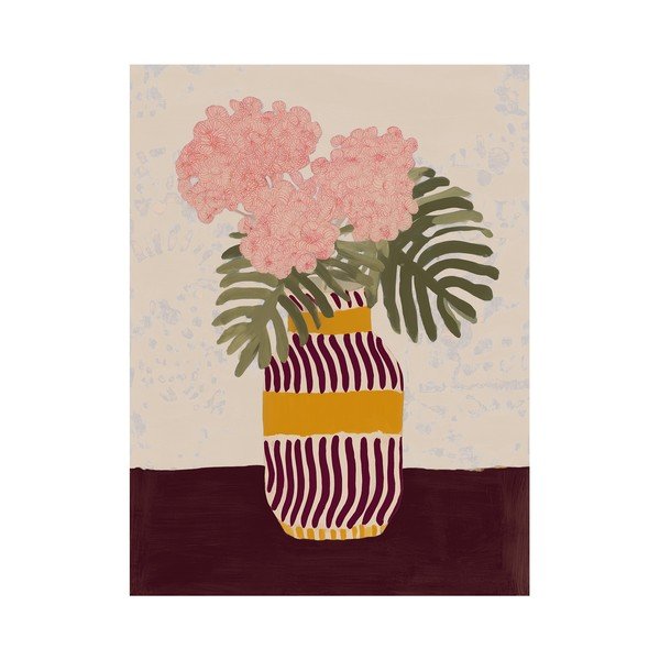 Kép 60x80 cm Striped Vase – Styler