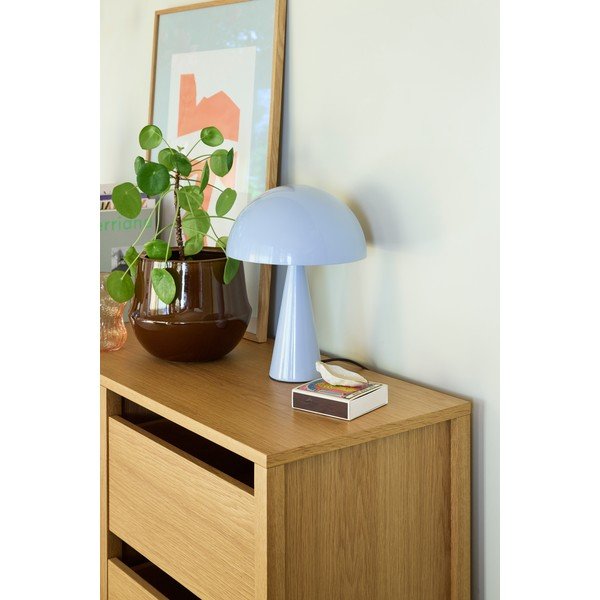 Piros asztali lámpa (magasság 34 cm) Mush – Hübsch-image-1