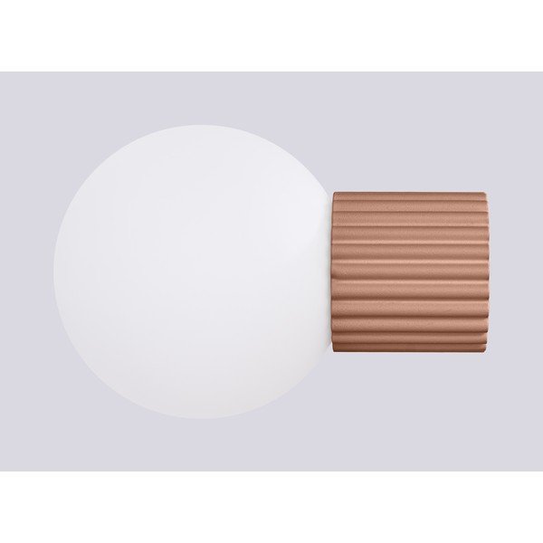 Világosbarna fali lámpa ø 12 cm Orbital – Sollux-image-4