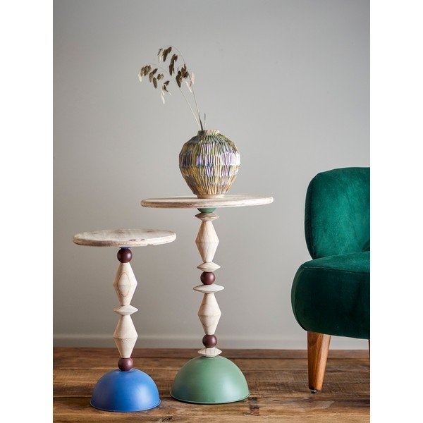 Jegenyefenyő kerek tárolóasztal ø 40 cm Mannelli – Bloomingville-image-2