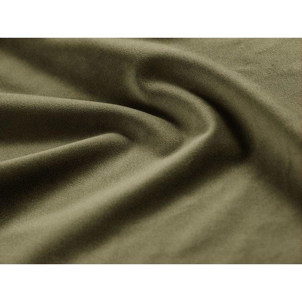 Khaki bársony moduláris sarokkanapé (jobb oldali-heverő résszel) Jodie – Micadoni -image-3