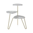 Athena fehér-aranyszínű virágtartó állvány