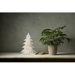 Grandy fehér karácsonyi LED dekoráció, magasság 41 cm - Star Trading