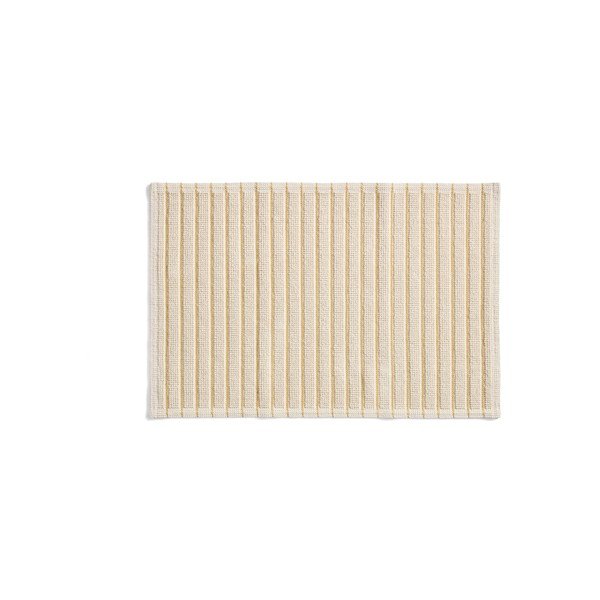 Sárga-bézs textil fürdőszobai kilépő 50x80 cm Merade – Kave Home
