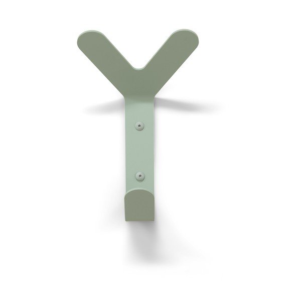 Szürkészöld fali acél akasztó Frondo – Spinder Design-image-2