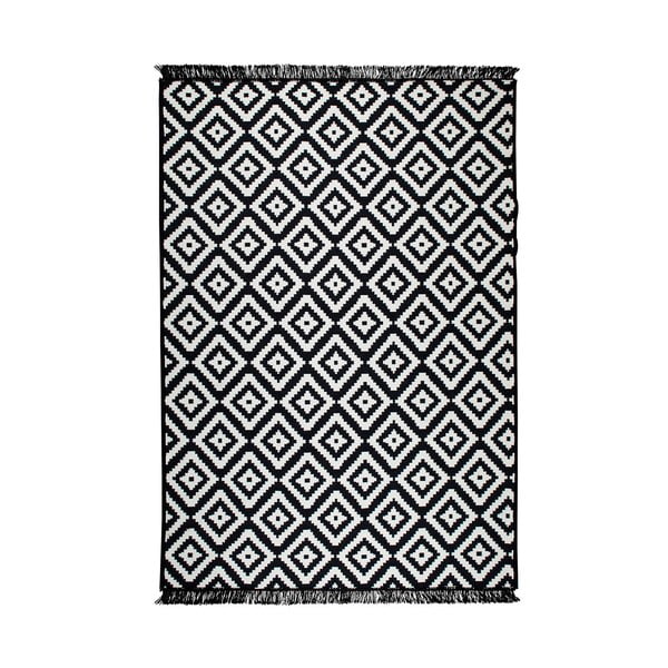 Helen fekete-fehér kétoldalas szőnyeg, 160 x 250 cm