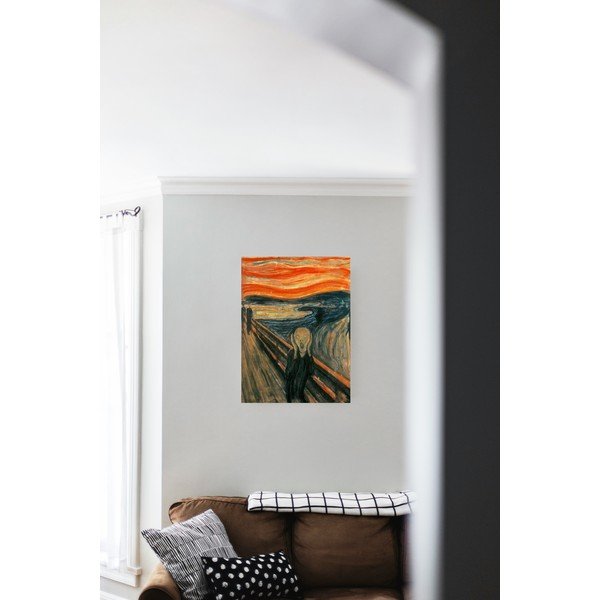 Edvard Munch - The Scream másolat, 45 x 60 cm-image-1