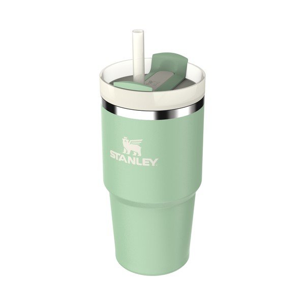 Zsályaszínű rozsdamentes acél termosz szívószállal 600 ml Quencher H2.0 FlowState Tumbler Pistachio – Stanley-image-1