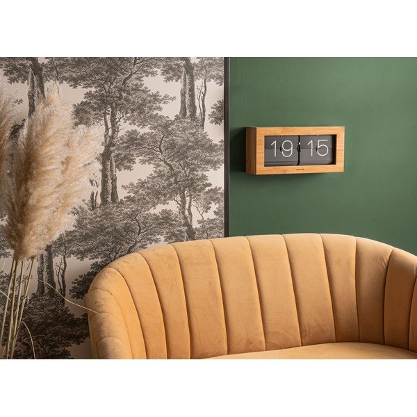 Royal karamellbarna bársony kanapé - Leitmotiv-image-1