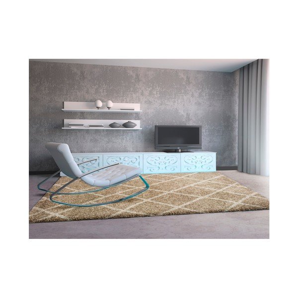 Kasbah Dice bézs szőnyeg, 133 x 190 cm - Universal-image-1