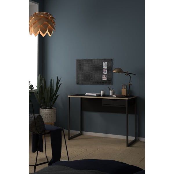 Function Plus fekete íróasztal, 130 x 48 cm - Tvilum-image-1