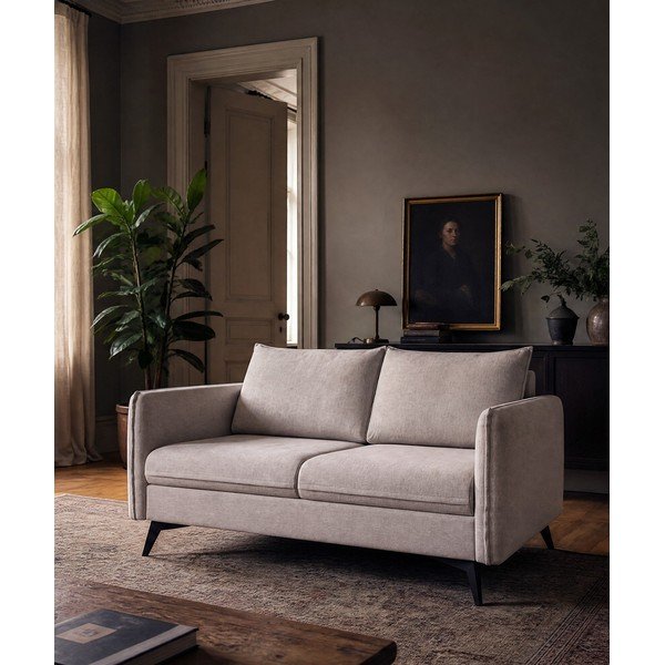 Bézs kanapé 138 cm Juli Bis – Ropez-image-3