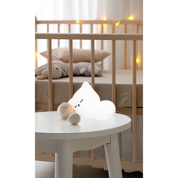 Fehér gyerek éjjelilámpa Mia – Fischer & Honsel-image-1