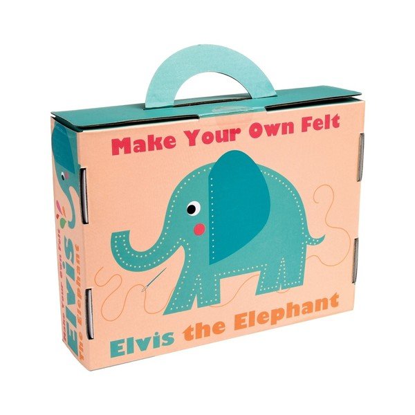 Elvis The Elephant plüss elefánt varrókészlet - Rex London-image-3