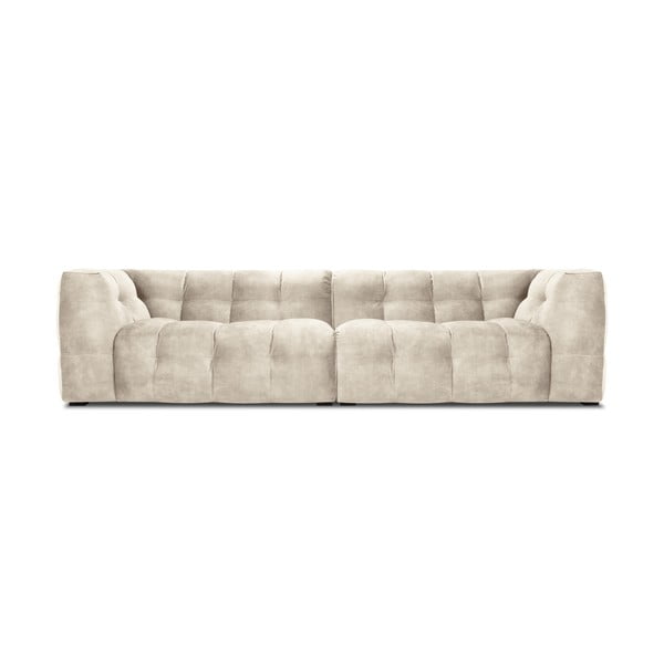 Vesta bézs bársony kanapé, 280 cm - Windsor & Co Sofas