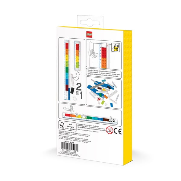 Összecsukható vonalzó figurával, 30 cm - LEGO®-image-2