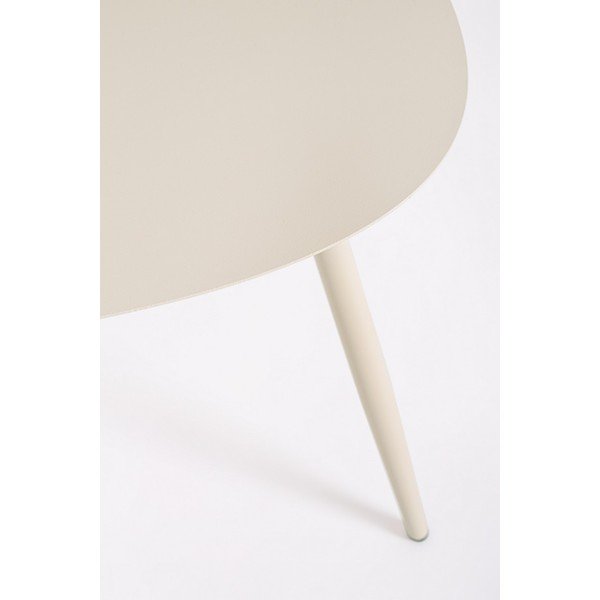 Acél kerti dohányzóasztal szett 2 db-os 73,5x77,5 cm Yvonne – Bizzotto-image-3