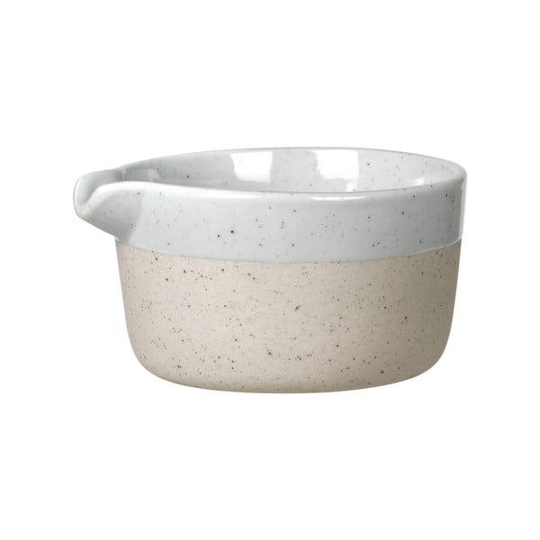 Világosszürke-bézs kerámia tejkiöntő 150 ml Sablo – Blomus