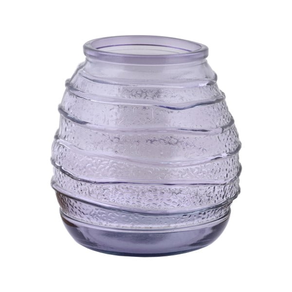 Organic lila újrahasznosított üveg váza, magasság 19 cm - Ego Dekor