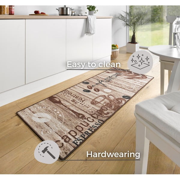 Delicious Coffee barna konyhai futószőnyeg, 67 x 180 cm - Hanse Home-image-3