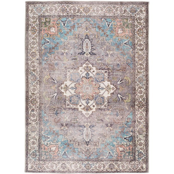 Haria kék-barna pamutkeverék szőnyeg, 160 x 230 cm - Universal