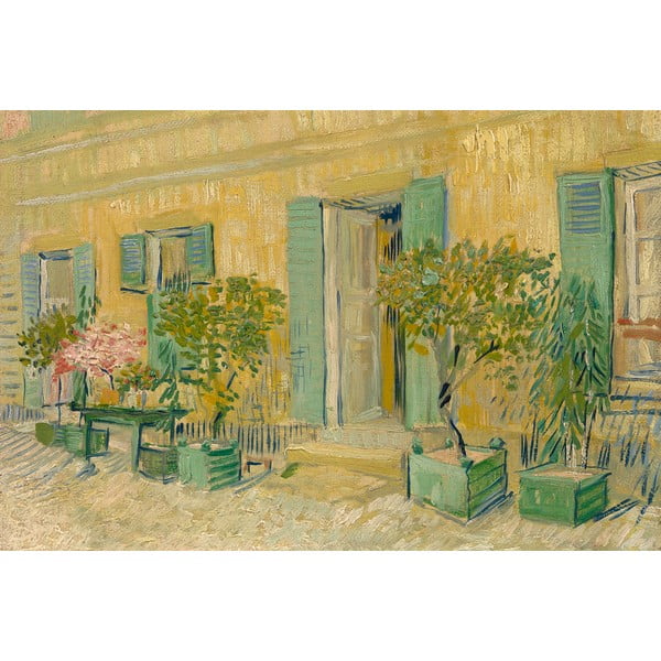 Reprodukciós kép 60x40 cm Exterior of a Restaurant in Asnières, Vincent van Gogh – Fedkolor