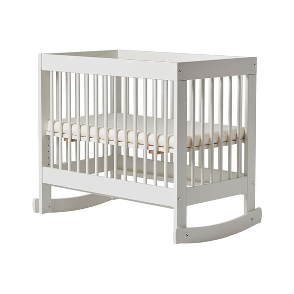 Basic fehér görgős kiságy, 89 x 45 cm - Pinio-image-3