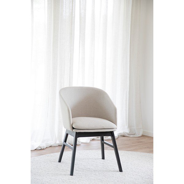 Bézs kárpitozott étkezőfotel szett 2 db-os Windham – Rowico-image-1