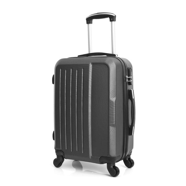 Maroko sötétszürke gurulós bőrönd, 37 l - Hero-image-4