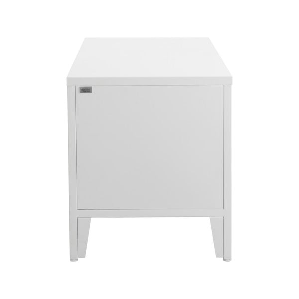 Fehér fém ülőkés cipőtartó Salino – Støraa-image-2