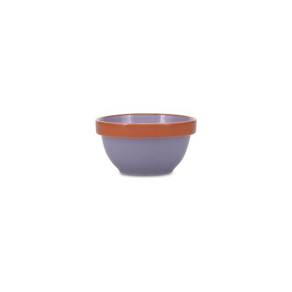 Narancssárga-lila kőedény tálka 170 ml Duo – ONA-image-3