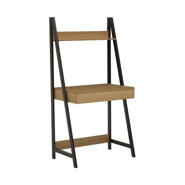 Íróasztal tölgyfa dekorral 48x74 cm Bradbury – Premier Housewares