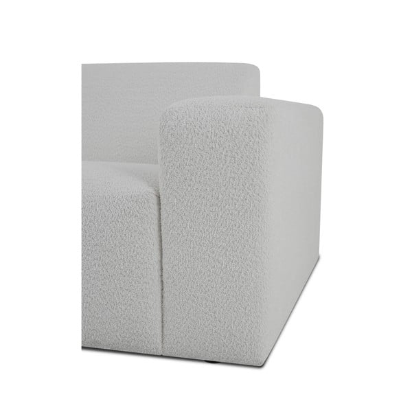 Fehér buklé sarokkanapé (bal oldali) Roxy – Scandic-image-3