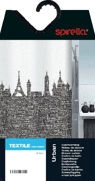 Zuhanyfüggöny 180x200 cm Urban – Spirella-image-3