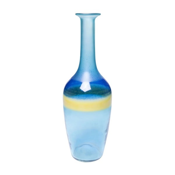 Blue River kék üvegváza, magasság 53 cm - Kare Design