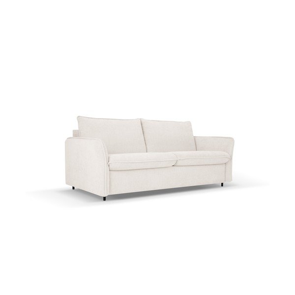 Bézs kinyitható kanapé 166 cm Dalida – Micadoni Home-image-2