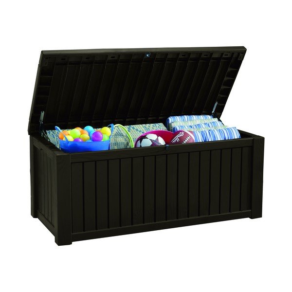 Sötétbarna kerti tárolódoboz – Keter-image-2