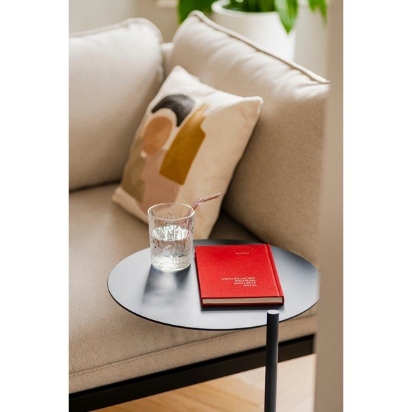 Acél kerek tárolóasztal 41x40 cm Ande – noo.ma-image-4