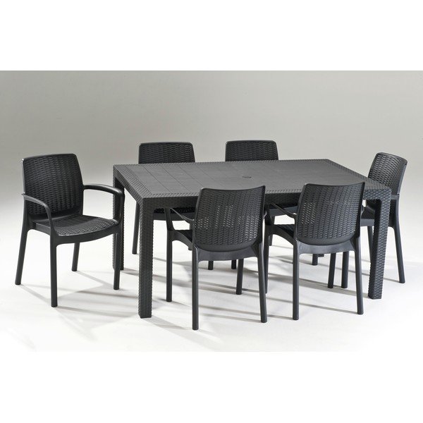 Kerti étkezőasztal 94.5x160.5 cm Melody – Keter-image-1