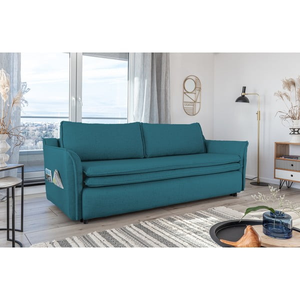Charming Charlie türkiz kinyitható kanapé - Miuform-image-4