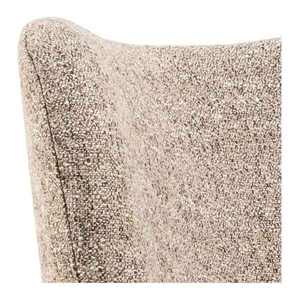 Bézs buklé fotel Elmont – Actona-image-4