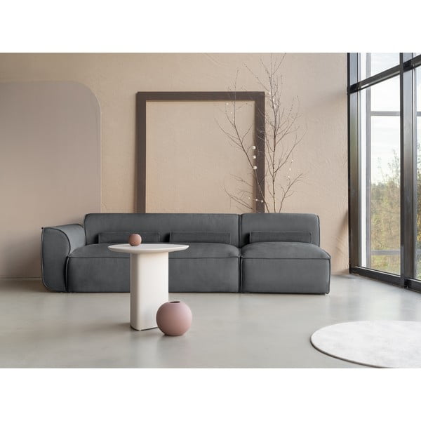 Szürke moduláris heverő (bal oldali) Flex Felix – Miuform-image-1