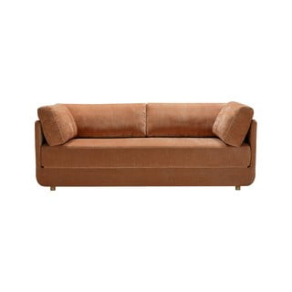 Narancssárga kinyitható kanapé 214 cm Stiny - Sits