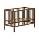 Barna bükkfa babaágy állítható magassággal 60x120 cm Dino – Vipack