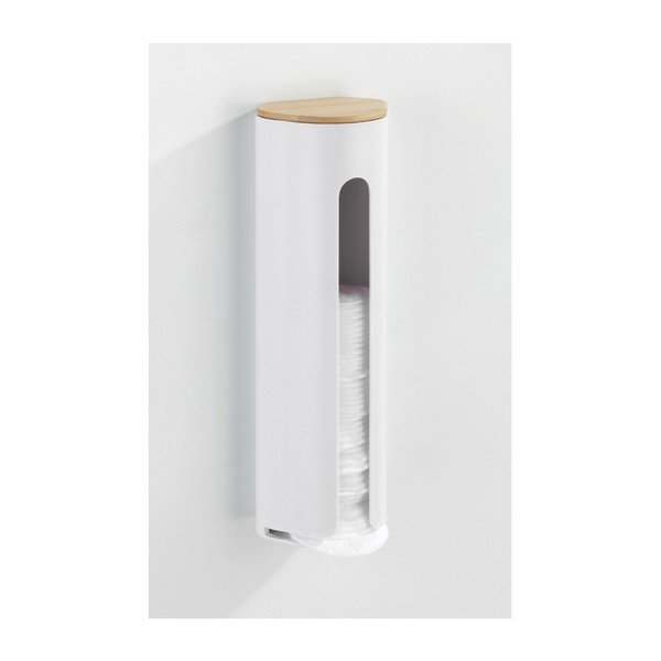 Laresa fehér fali vattakorong tartó - Wenko-image-2