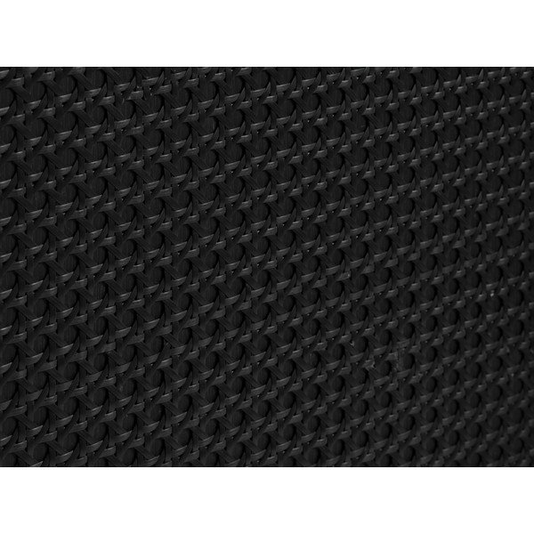 Fekete alacsony komód tölgyfa dekorral 140x80 cm Pensacola – Unique Furniture-image-4